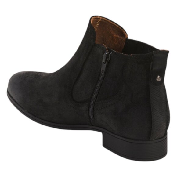 COBB HILL ROCKPORT Suede Crosbie Panel Comfort Booties - Picture 2 of 3